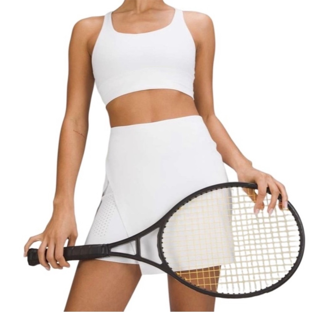 Lululemon Super-High-Rise Side-Slit Tennis Skirt
White NWT Size 2